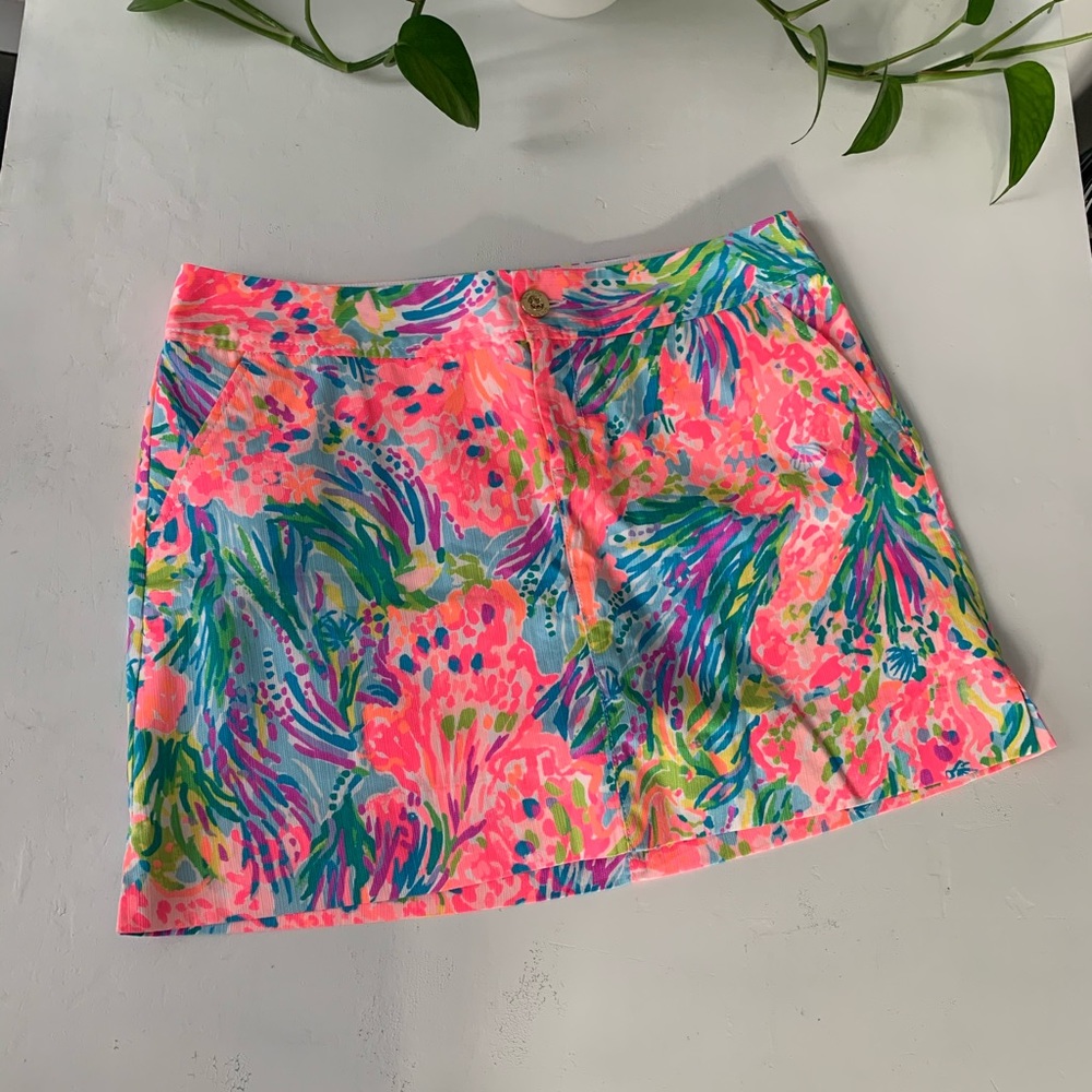 LILLY PULITZER Nicki Skort - Multi Fan Sea Pants